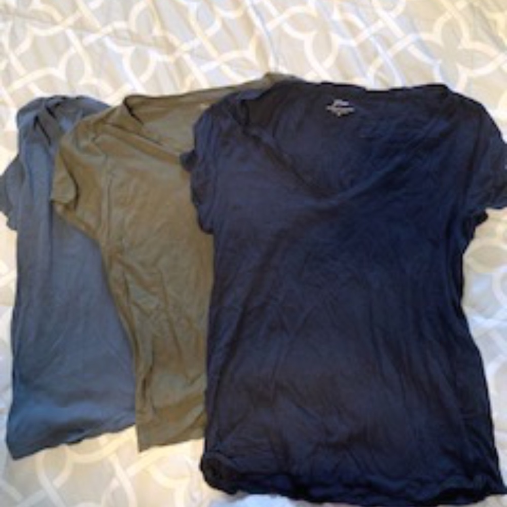 Madewell V-Neck T Shirts (set of 3)
